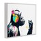 Stupell Industries Ape On Air Headphones Framed Giclee, design by Svetlana Aleynikova